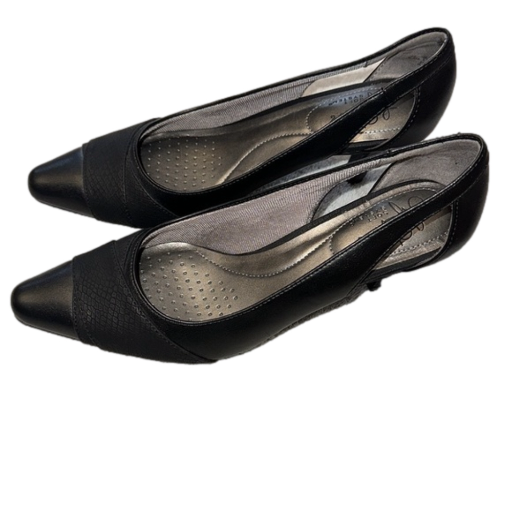 👠 Life Stride Soft System Kathy Black Pump size 6.5M